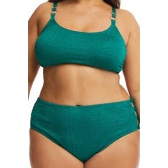 Time and tru women green 2pc Bikini size XL 16/18 - Picture 1 of 6